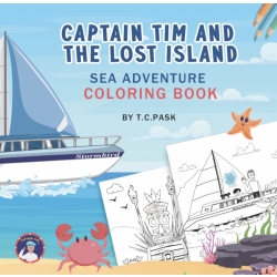 Captain Tim and the Lost Island Sea Adventure Coloring Book